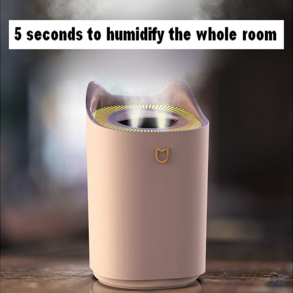 3L 2019 Новый большой емкости увлажнитель USB Настольный бытовой креативный