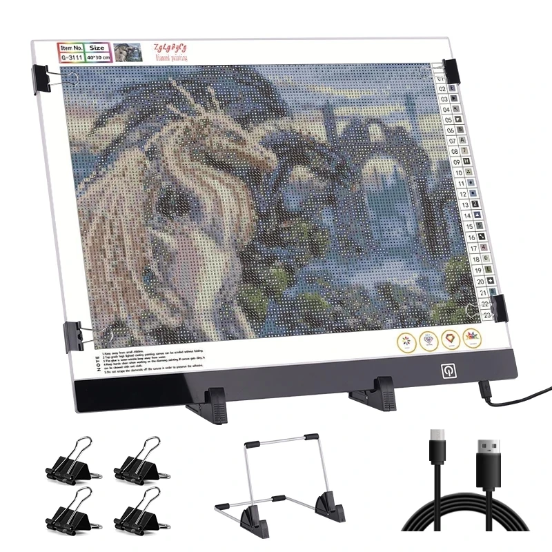 

A3(400x330mm) USB LED Light Pad Artcraft Tracing Light Box Digital Tablet Painting Writing Drawing Tablet Diamond Painting board
