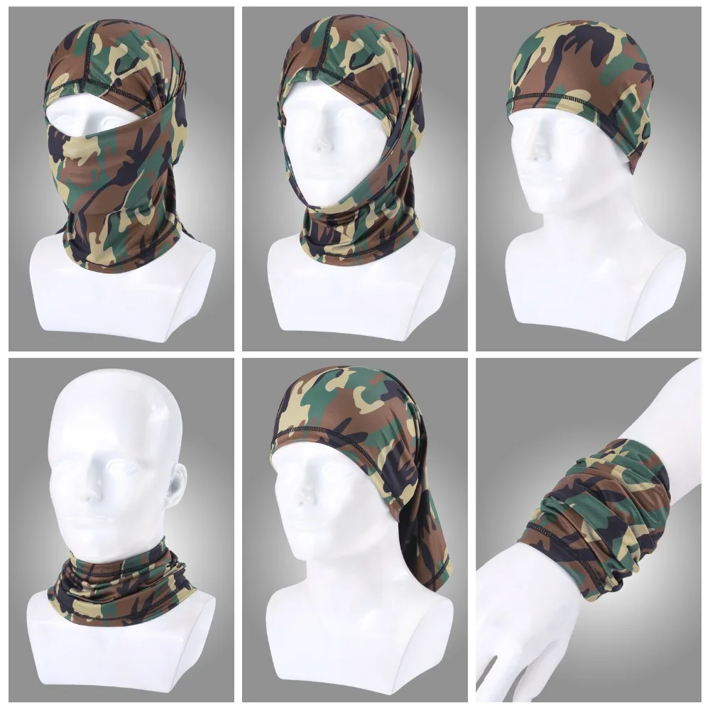 Спортивная камуфляжная тактическая армейская Военная трубка в рот Лыжная маска