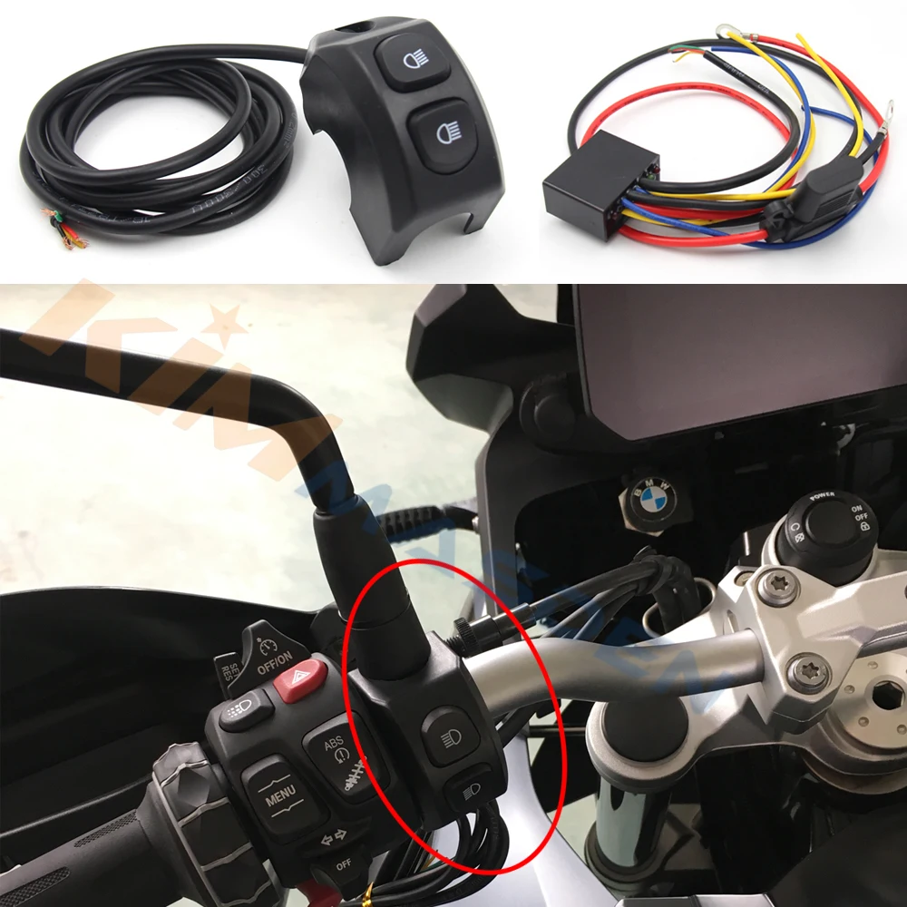 Interruptor de luz antiniebla para motocicleta, relé inteligente de Control para BMW R1200GS R 1200 GS R1250GS F850GS f750gs F750GS ADV Adventure LC