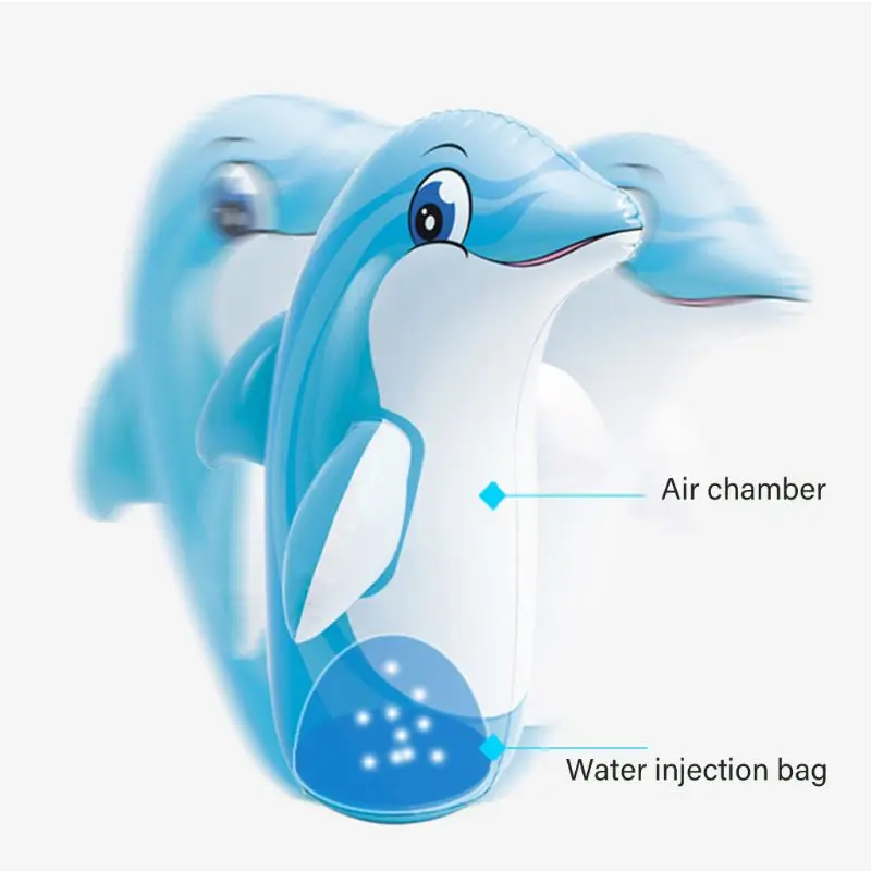 

Inflatable Thickened Punching Boxing Bag for Kids Fitness Puzzle Animal Pattern R2JF