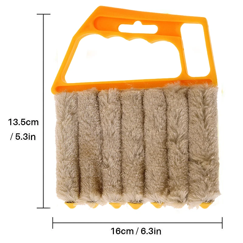 

7 Finger Dusting Cleaning Tool Household Cleaning Brush Windspeed Mini Blind Cleaner Air Conditioner Duster with 7 Slats RT88