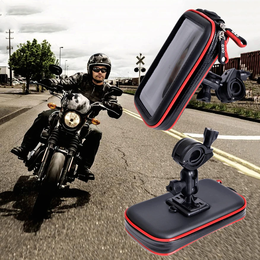 Водонепроницаемый велосипедный держатель для телефона iPhone GPS мотоциклетный Samsung