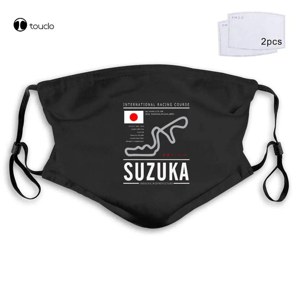 

Suzuka Circuit Race, Track, Japan, Import, Jdm, Impreza, Evo, Skyline Nerd Face Mask Filter Pocket Cloth Reusable Washable