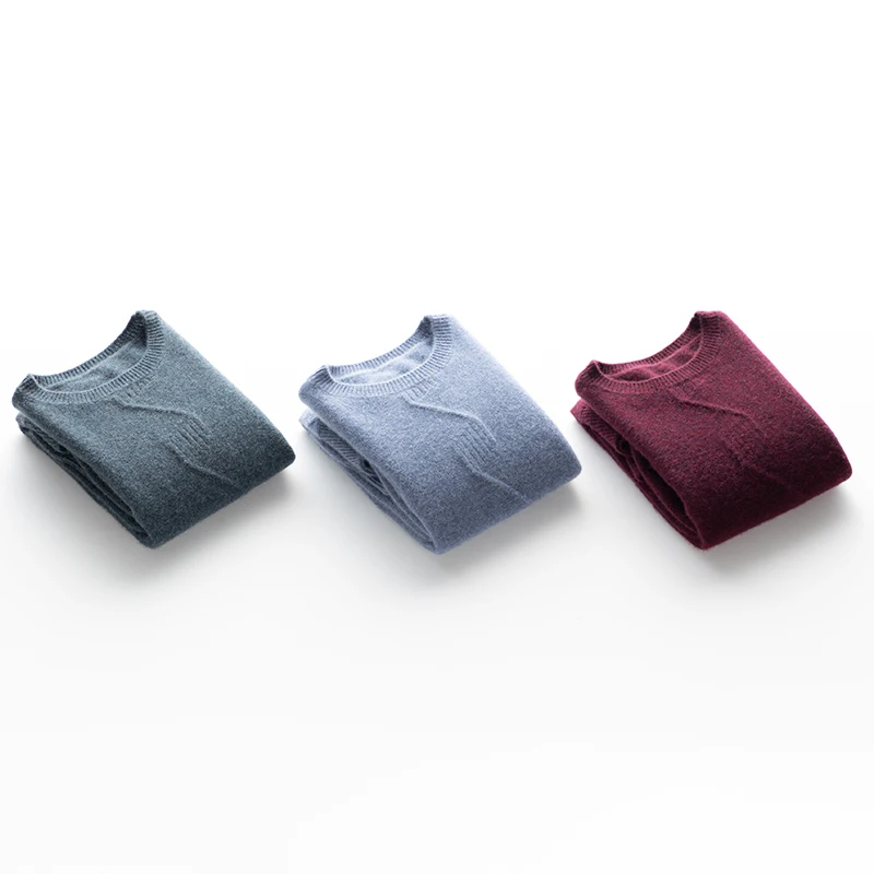 Новинка Осень-зима модный мужской кашемировый свитер облегающий Джокер теплая