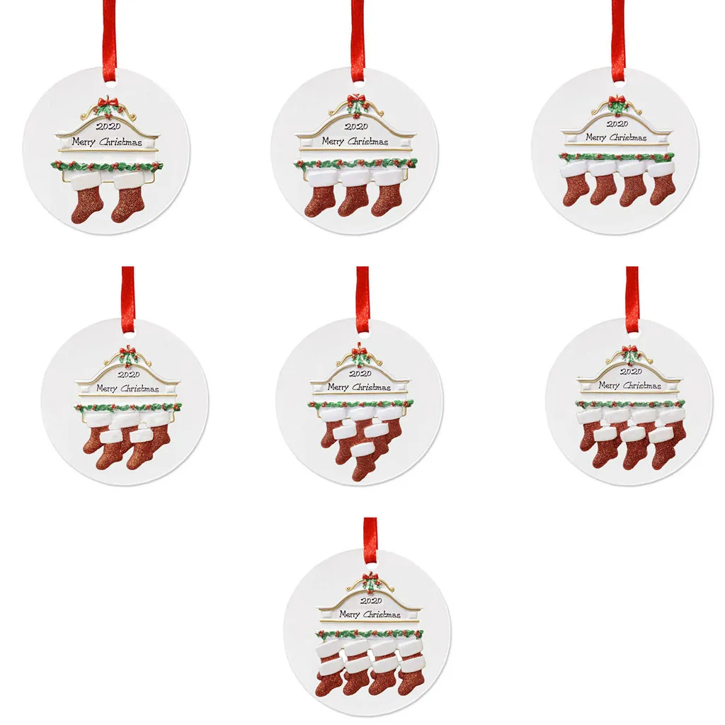 2020 рождественские украшения персонализированные висячие для дома Подарочный