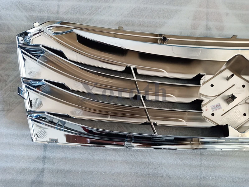Подлинная OEM Авто Передняя полугальваническая хромированная решетка ABS, накладка радиатора для Suzuki S-cross
