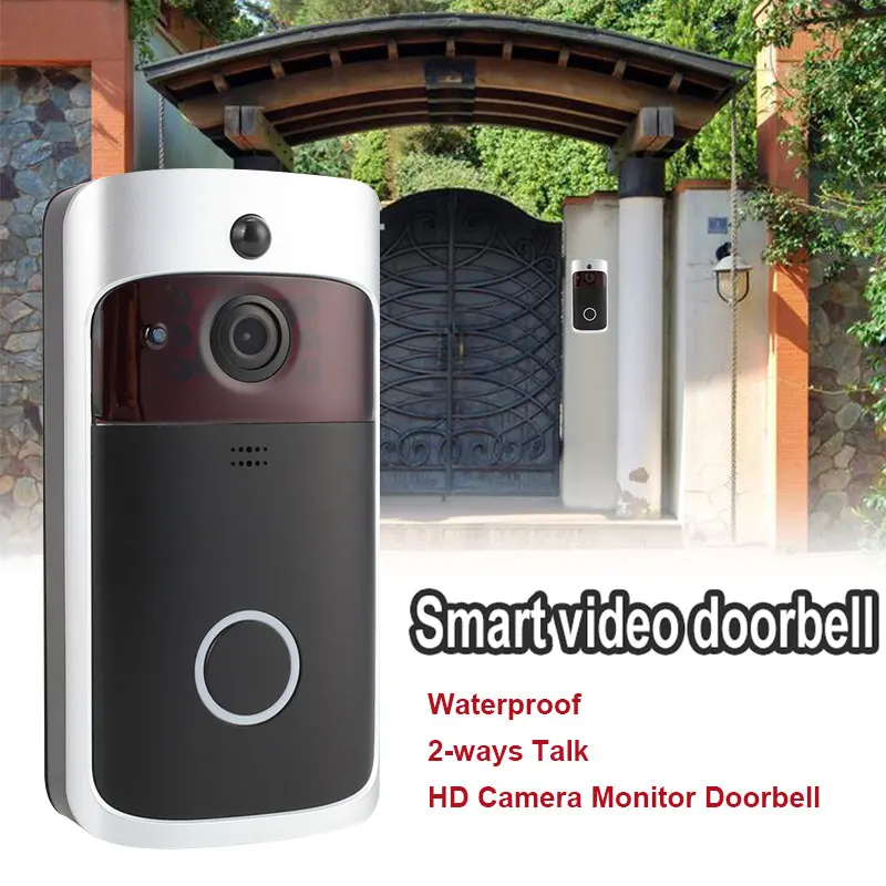 Универсальный домофон WiFi беспроводной дверной звонок видео Регистраторы