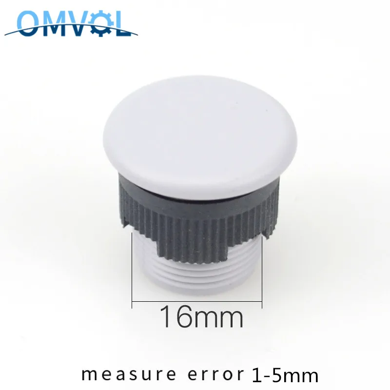 Штепсельная Вилка для кнопочного переключателя 16 мм 22 30 пластиковая трубка |