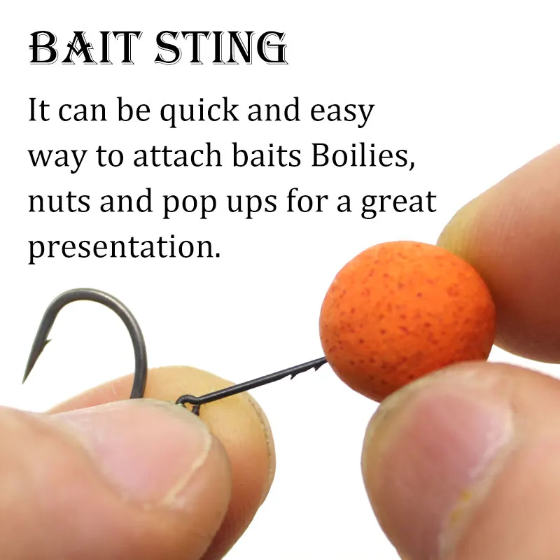 30 шт. Аксессуары для ловли карпа наживки с микро-колючими иглами приманки личинок