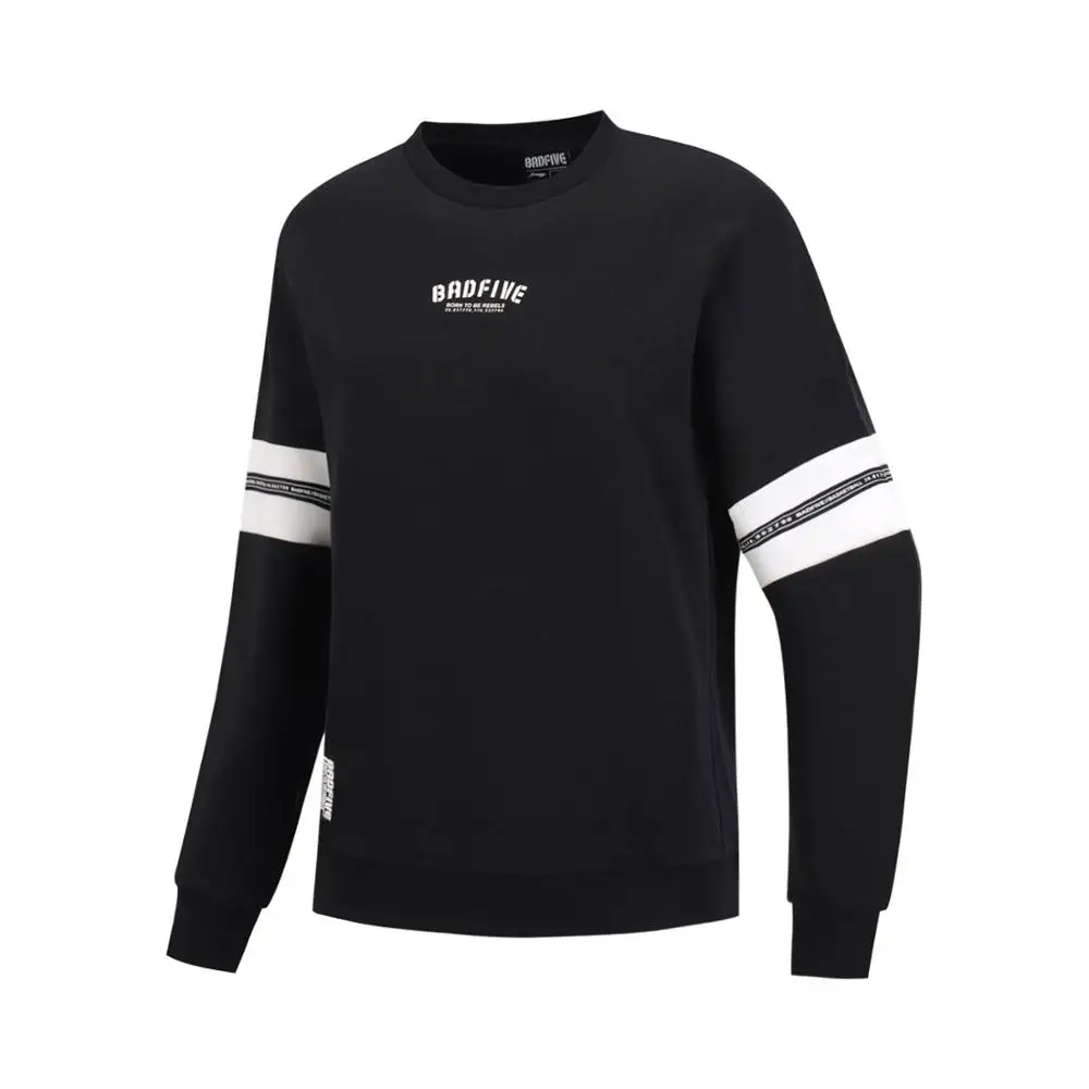 Женский баскетбольный свитер Li-Ning BAD FIVE свободный спортивный пуловер с