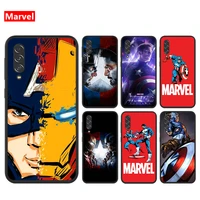 marvel avengers captain america super hero for samsung galaxy a90 a80 a70s a60 a50 a40 a30 a20 a10e a2 a3 core black phone case