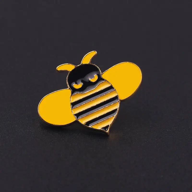 Пчелиная эмаль коллекция булавок Вдохновляющие значки нагрудные для животных