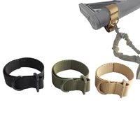 tactical multi function gun rope military airsoft butt stock sling adapter rifle stock gun strap gun rope strapping belt hunting