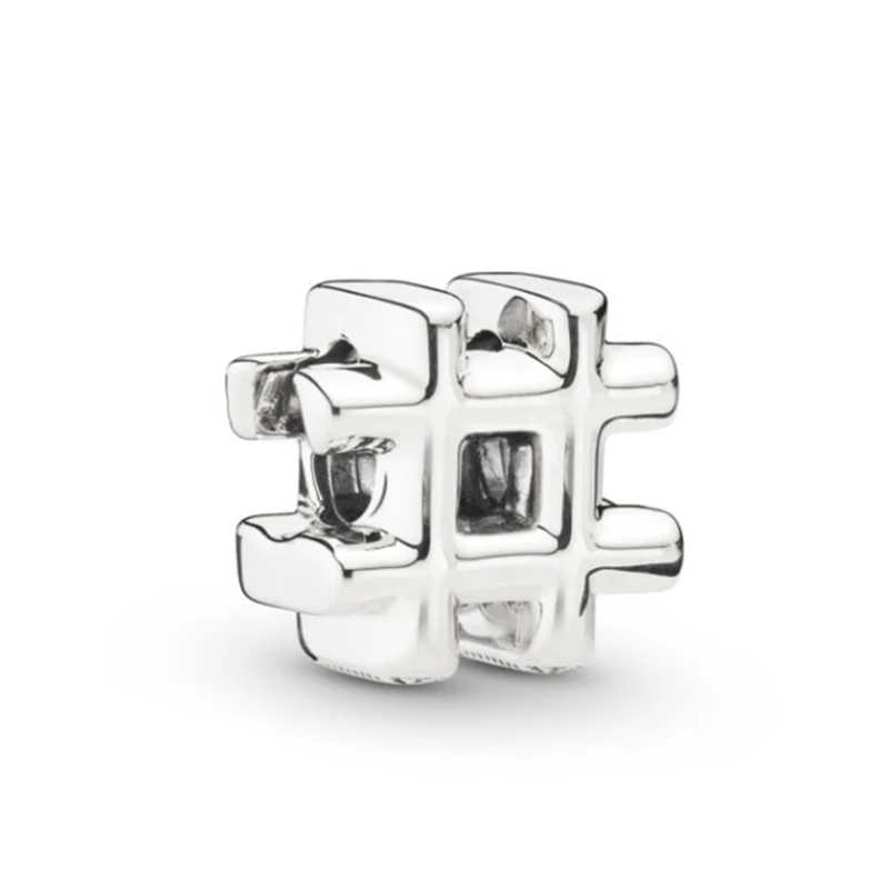 Couqcy Серебро 925 Лев динозавр телескоп Кролик Подвеска Шарм Fit Pandora браслет Сверкающее сердце Simba DIY ювелирные изделия