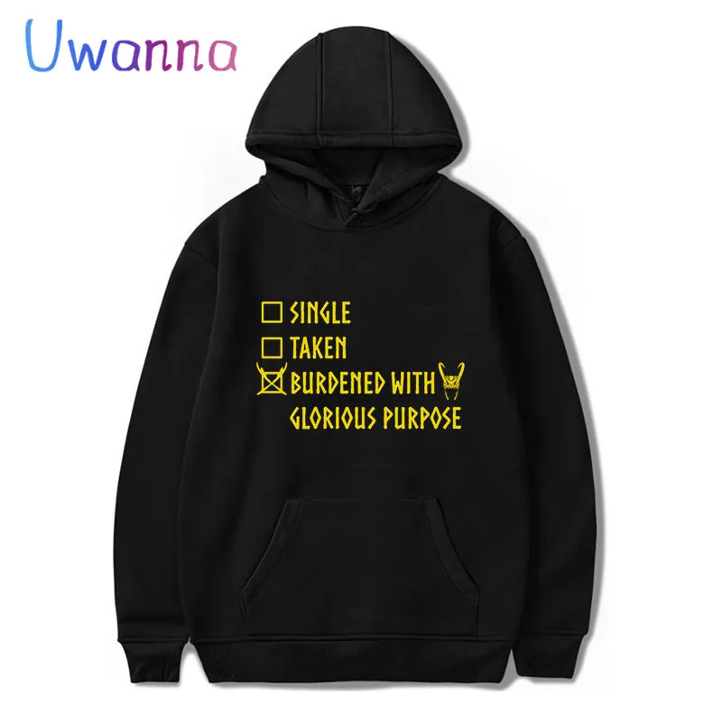 Women hoodies Printed Letter Loki Oversized hoodie Women Sweetshirts Camisetas Mujer Streetwear Casual Femme Long sleeve hoodie