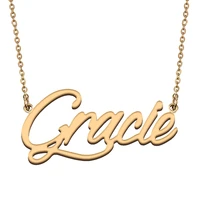 necklace with name gracie for his her family member best friend birthday gifts on christmas mother day valentines day