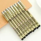 1 шт. набор ручек для рисования Sakura, черная ручка для рисования, маркеры для художников