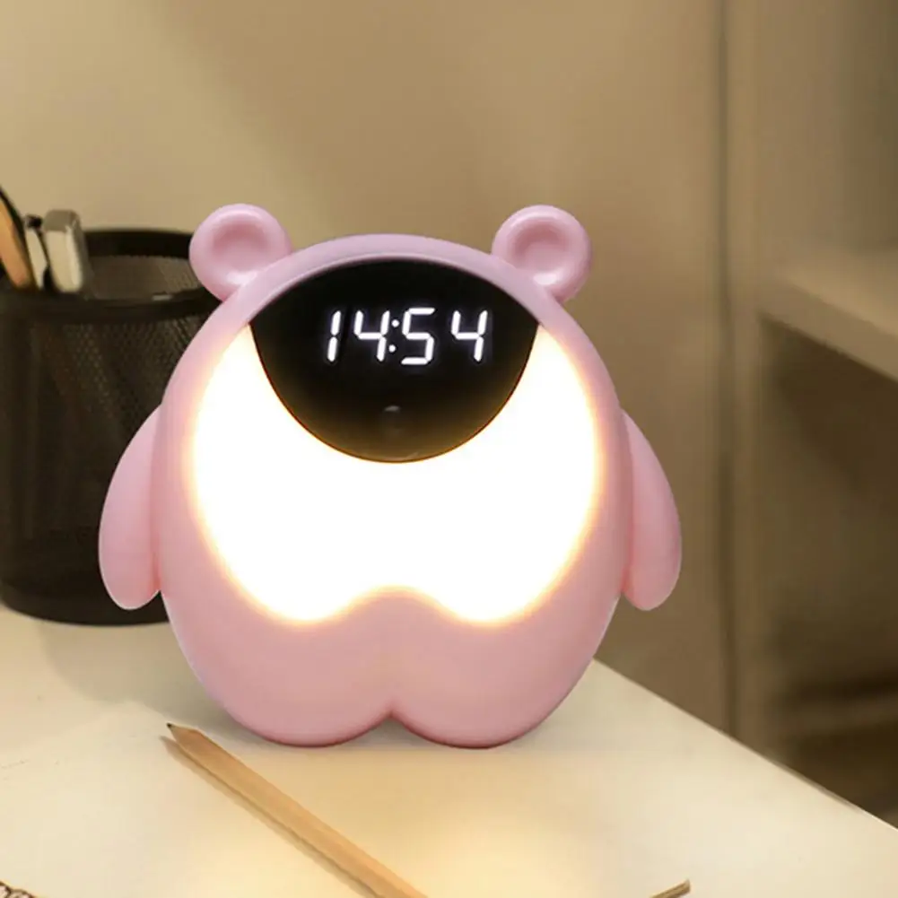 Светильник для пробуждения часы светильник с музыкой USB зарядка помощник сна