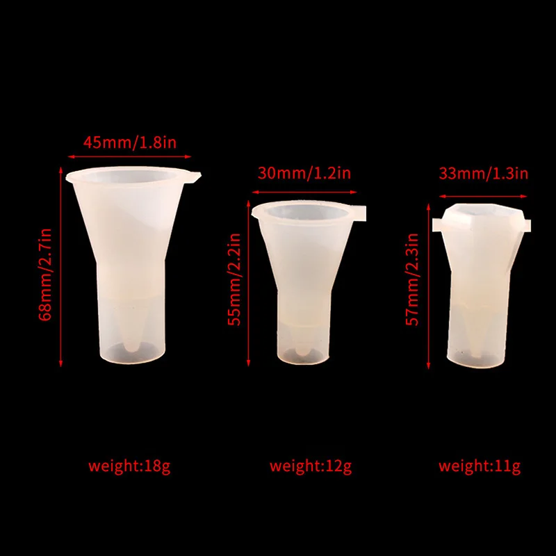 

3pcs Ring Holders Mold Necklace Pendant Ornaments Mould Jewelry Holder Mold