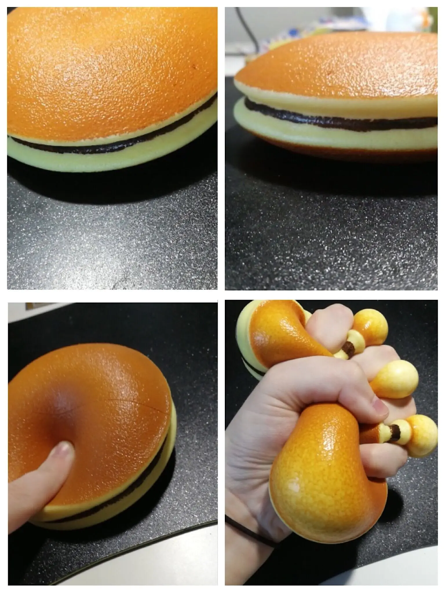 Антистрессовый хлеб Dorayaki мягкие медленно поднимающиеся игрушки для детей, мягкие игрушки для снятия стресса, детские игрушки для снятия стресса