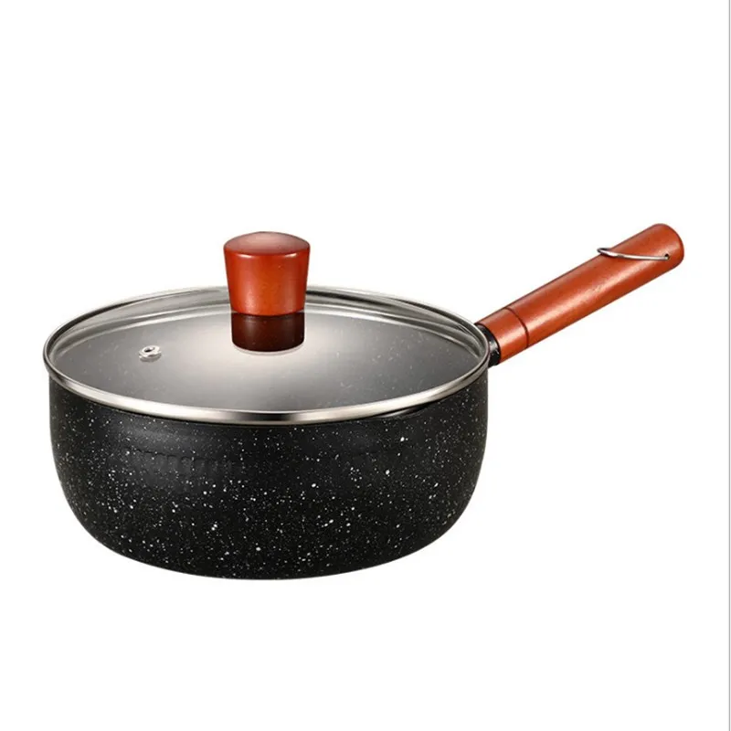 Плоская кастрюля детская для молока лапши быстрого приготовления сковорода с