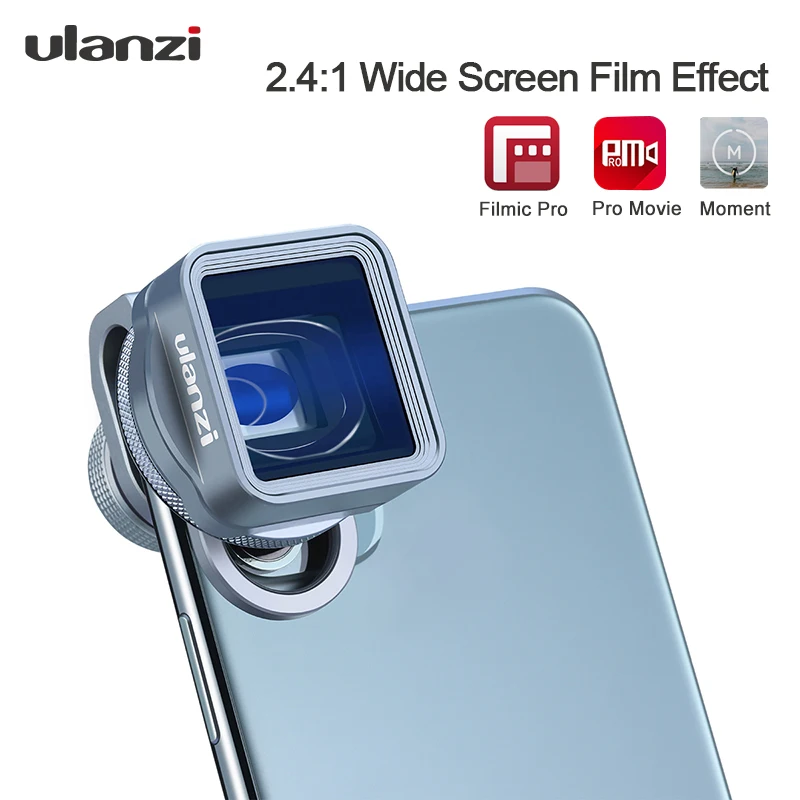 Анаморфный чехол для объектива телефона Ulanzi 1.33XT набор фильтров линзы камеры