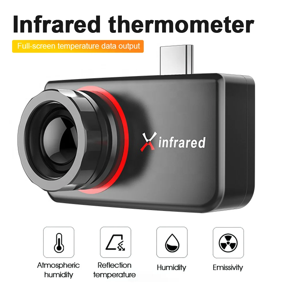 

Инфракрасная тепловизионная камера InfiRay T3PRO, промышленная печатная плата для обнаружения цепи, наружный тепловизор Android для охоты на телефо...