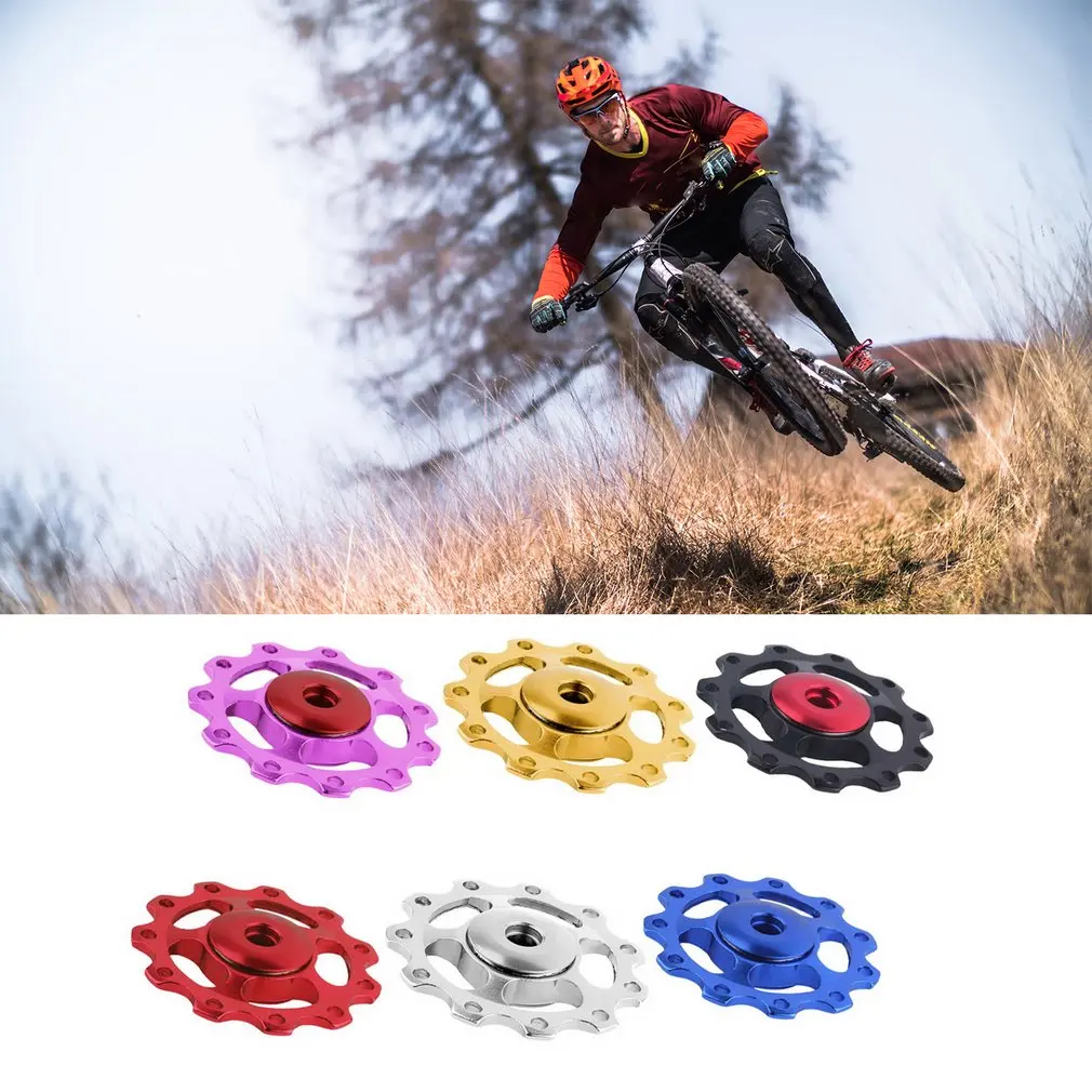 Алюминий Mtb велосипедный задний переключатель шкив Jockey колесо дорожный велосипед направляющий ролик холостой части Аксессуары для велоспорта