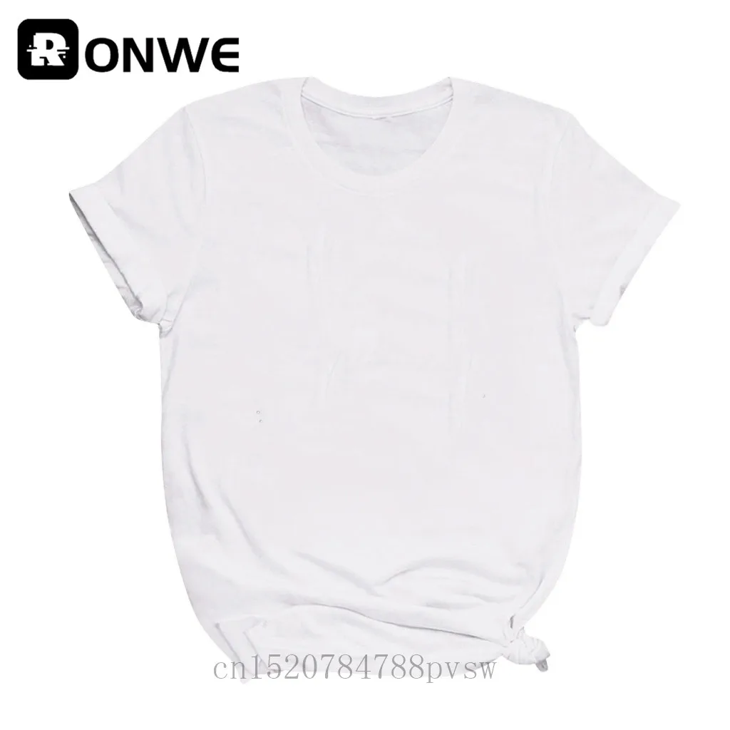 Футболка женская однотонная смешная рубашка для девушек белый Чёрный розовый