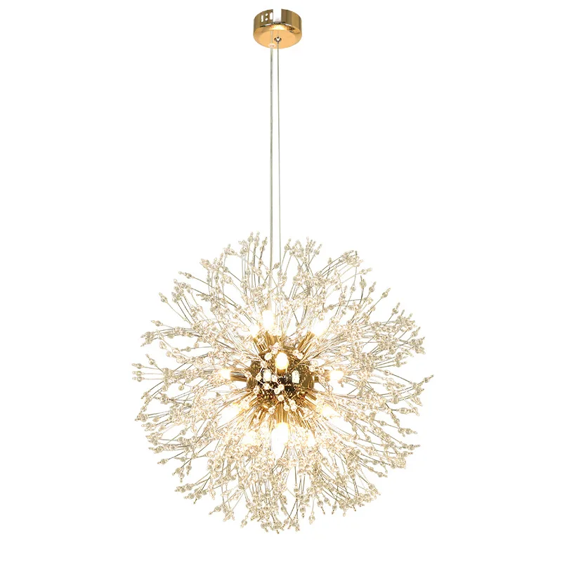 

LED Modern Chandelier bedroom lamp spherical contemporary and contracted sitting room dining-room crystalline light bar Pendant