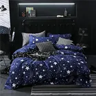 Домашний Комплект постельного белья 240X220 с принтом в виде звезд наборы с пододеяльником большого размера с принтом с наволочкой односпальное двуспальное стеганое покрывало комплекты для кровати