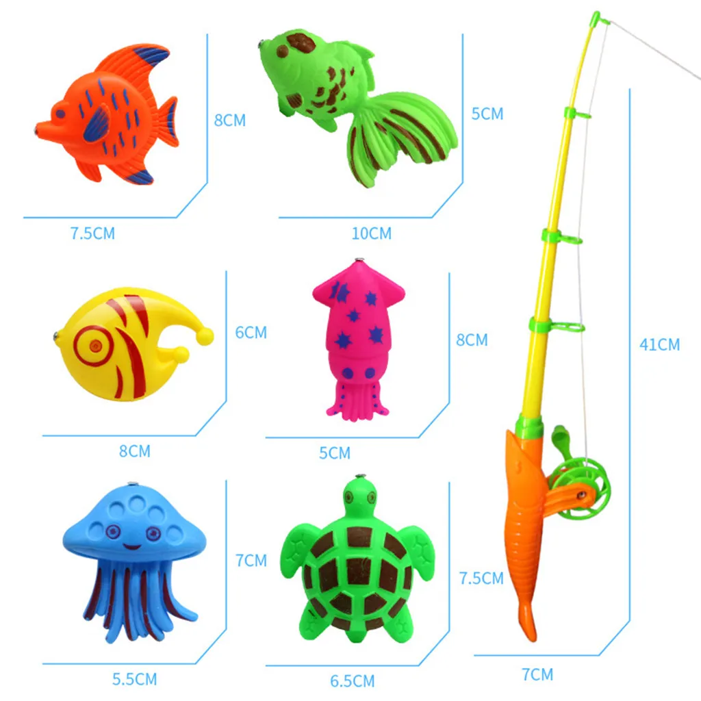 

Baby Shower Games Fishing Bath Toy Learning Floating Squirts Bathtub Bathroom Pool Water Toys for Kids Toddler Boys Girls 50