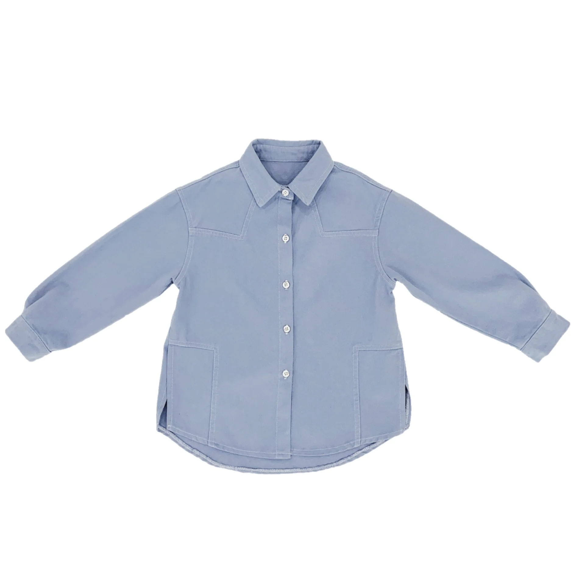 Весенние однотонные повседневные рубашки для мамы и дочки одинаковые наряды