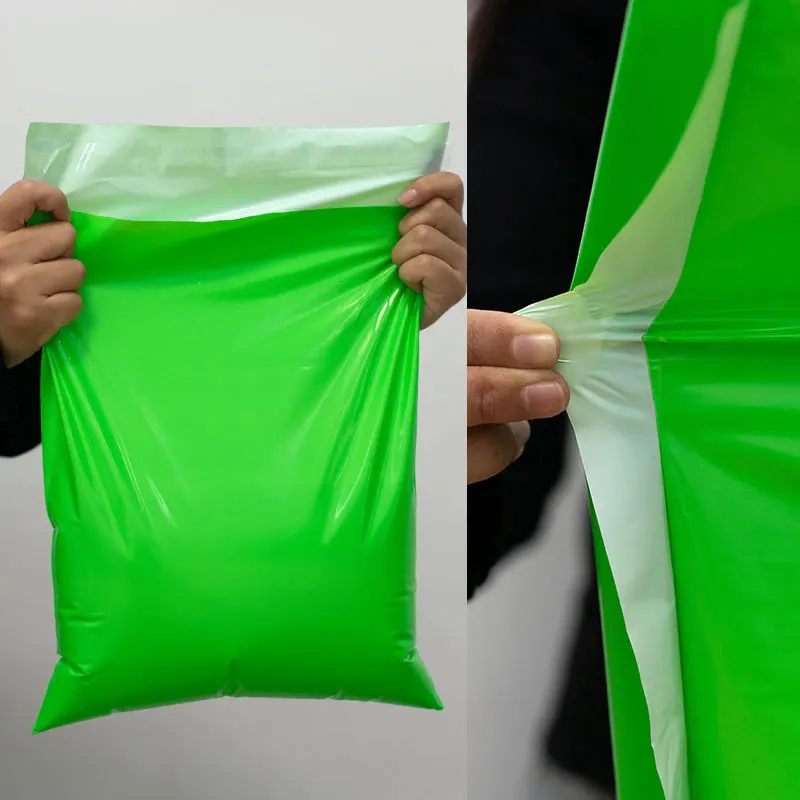

50Pcs/pack PE Envelope Opaque Mailer Packaging Bag Self Seal Green Color Plastic Courier Bag Poly Mailer Envelopes Postal Bags