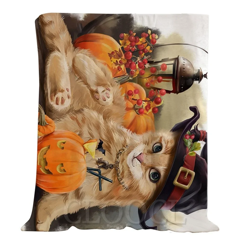 

Хэллоуин, фланцевые одеяла, трехмерные одеяла из джербис-катзен, одеяла, быстрая вышивка, катзен в стиле Харадзюку