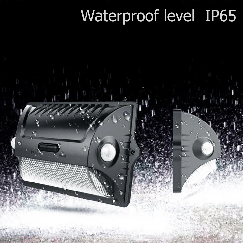 датчик движения Уличный солнечный светильник s PIR светодиодный настенный двойной