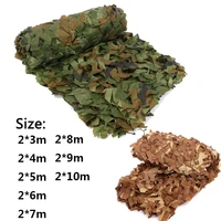 2x3m 2x4m 2x5m 2x6m 2x7m hunting military camouflage nets woodland camo netting camping sun shelter garden car cover tent shade