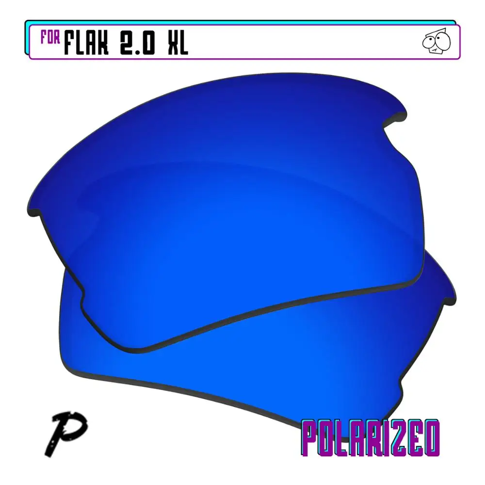 

Поляризованные Сменные линзы EZReplace для солнцезащитных очков Oakley Flak 2,0 XL-Navy P