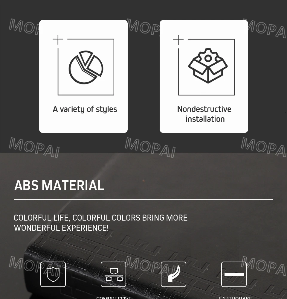 MOPAI чехол для автомобильных ключей Jeep Wrangler JL+ ABS чехол для автомобильных ключей аксессуары для Jeep Wrangler JL
