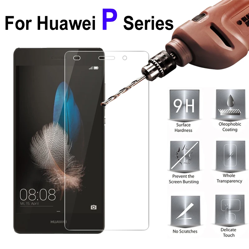 Защитное стекло для huawei p 8 lite p8 p9 p10 2017 9 10 9lite 10lite huawey закаленное защиты экрана
