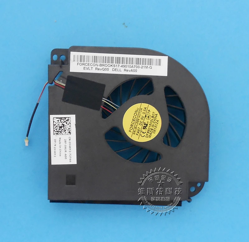 Новый Процессор охлаждающий вентилятор GPU для Dell Precision M6400 M6500 M6600 DFS601605LB0T