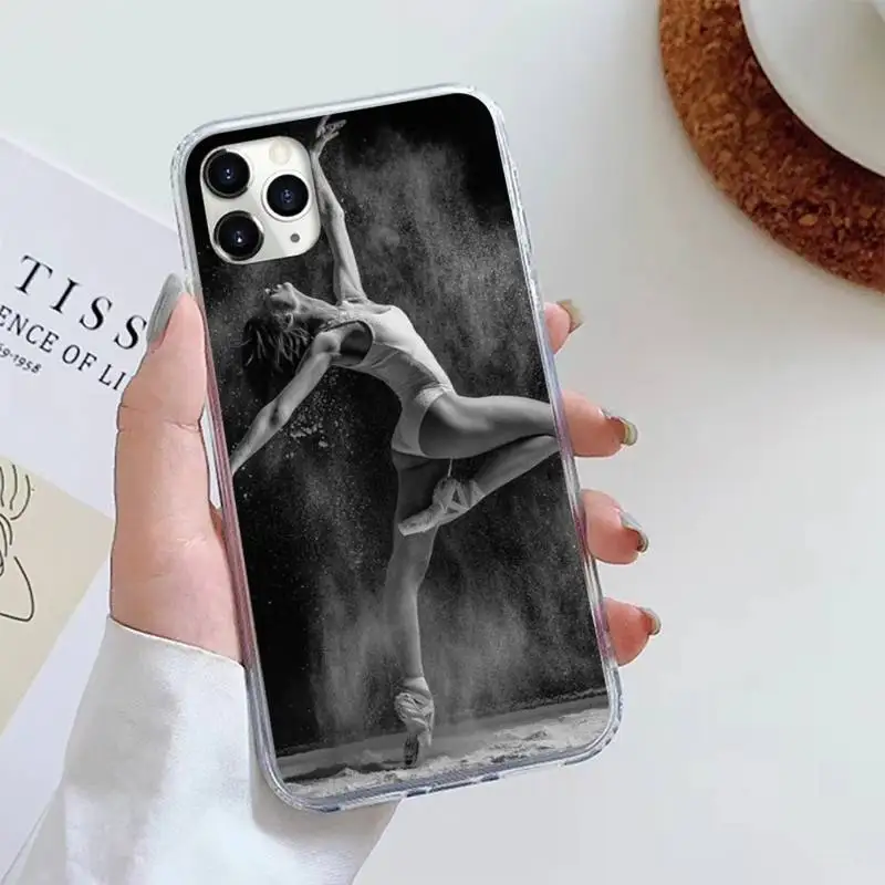 

Ballet Girl Dance Shoes Phone Case For iphone 12 5 5s 5c se 6 6s 7 8 plus x xs xr 11 pro max mini