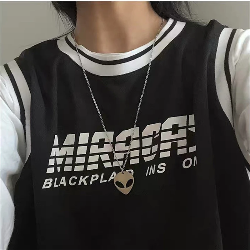 Luokey Новая мода Личность чужой ожерелье для женщин и мужчин классические простые