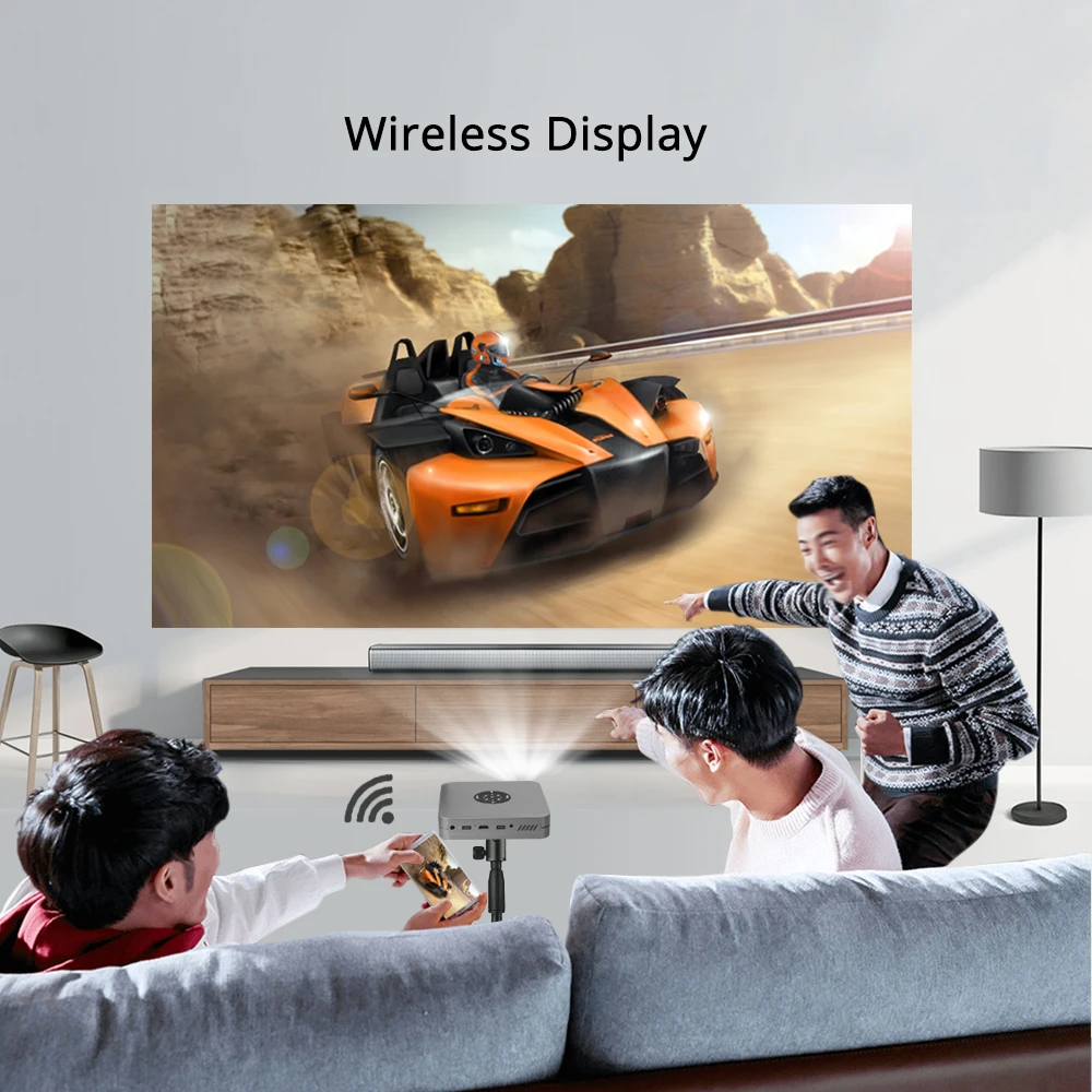 BYINTEK UFO U20 Full HD 1080P портативный Android смарт беспроводной игровой Wifi 3D Мини