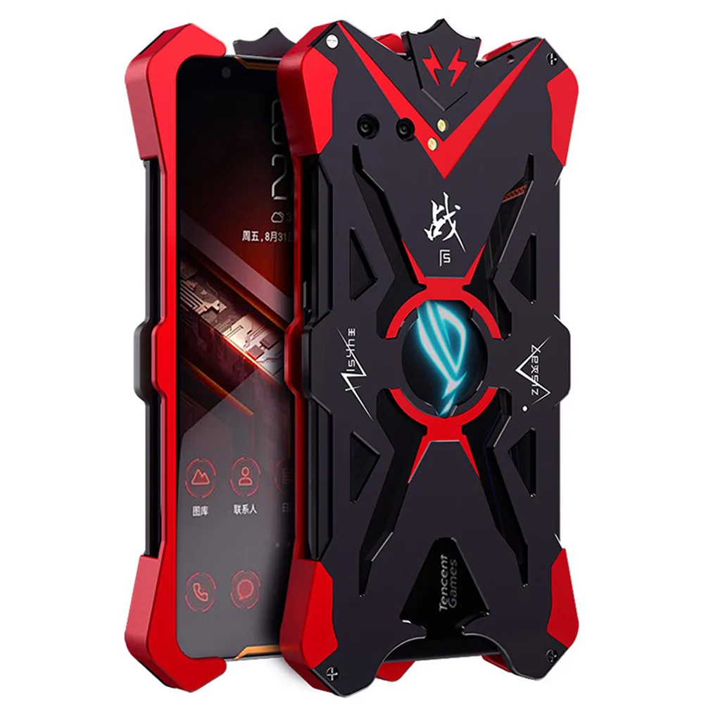 Металлическая Тяжелая армированная задняя крышка защитный чехол для ASUS ROG Phone 2 II