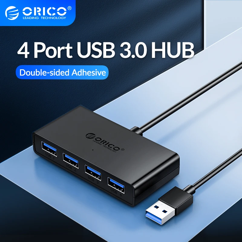 

ORICO USB HUB 4 Port USB 3.0 Splitter With Micro USB Power Port Multiple High Speed OTG Adapter for Computer Laptop Accessories