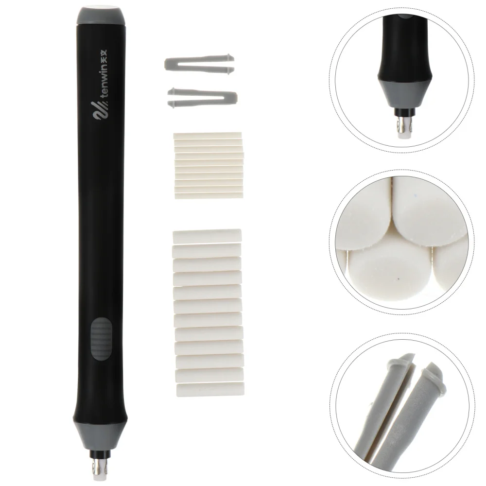 

1 Set Electric Eraser School Supplies Art Student Stationery Without Battery