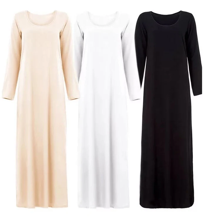 

Classic Muslim Basic Hijab Dress Women Lace-up Slim Fit Lace-up Solid Color A-line Abaya Dresses turkey Moroccan Kaftan Vestidos