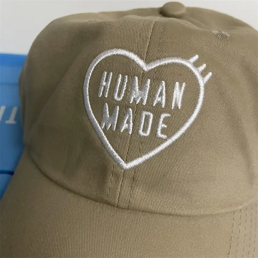 

Human Made Polar Bear Embroidery Baseball Cap Dad Hats For Women Men Summer Sun Beach Hat Ladies Trucker Caps Designer Visors